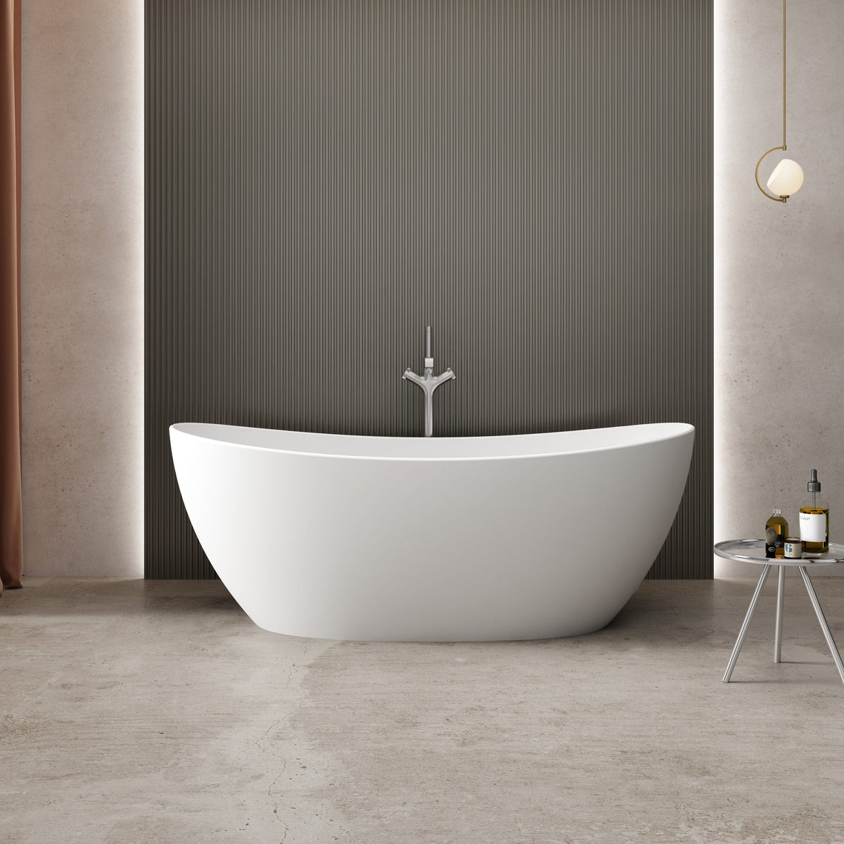 The Very First Freestanding Stone Jetted Bathtub