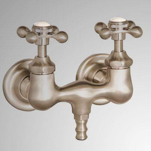 Old-Style Tub Faucet - Metal Cross Handles